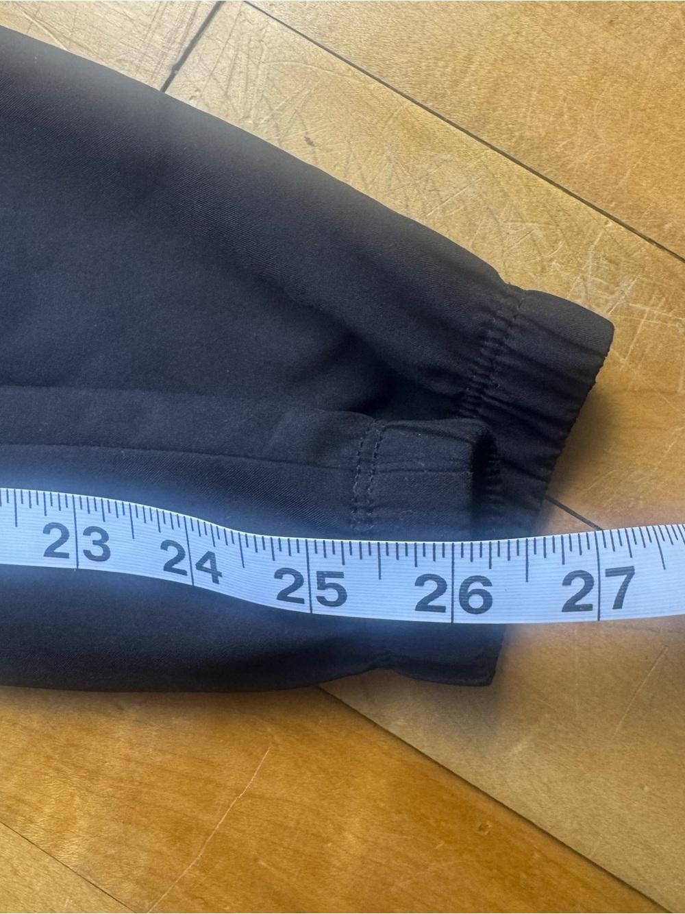 Vuori Black Track Pants with White Drawstring - Picture 3 of 6